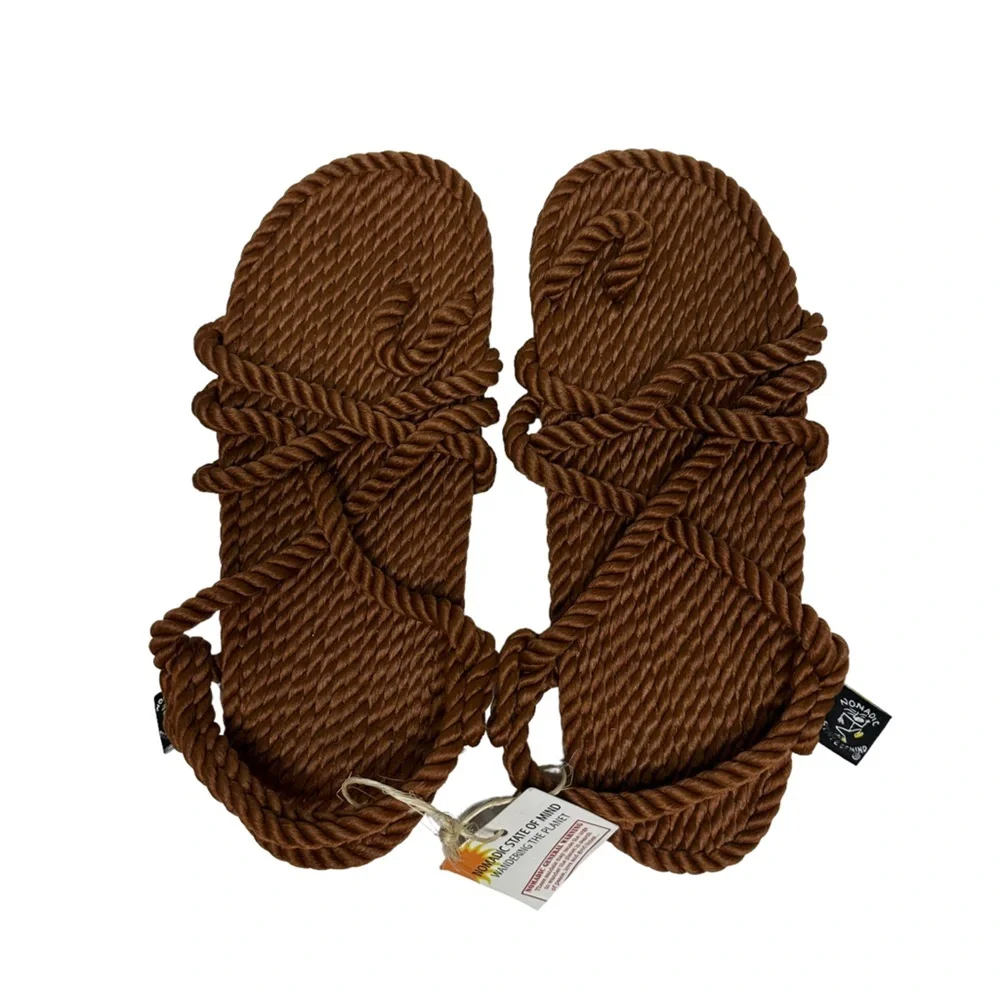 Nomadic State of Mind Toe Joe Rope Sandals in cafe 38